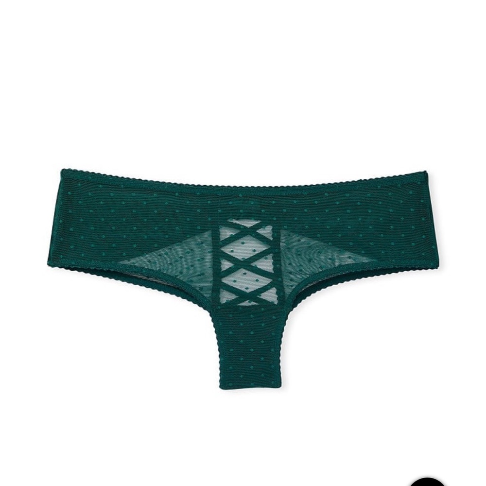 Open Back Lace-Up Cheeky Panty